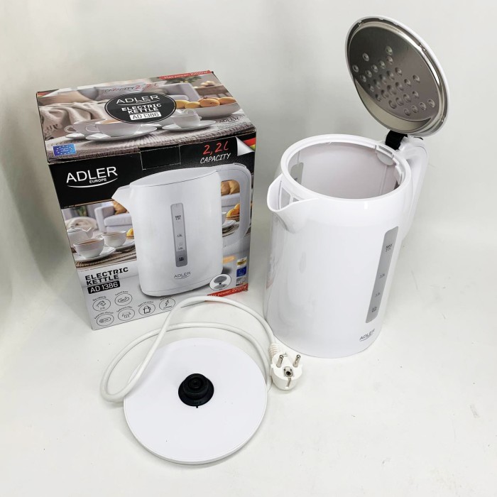 Електричні чайники якісні Adler, Електронний чайник для дому, Найкращий чайник, Гарний електрочайник QO-64