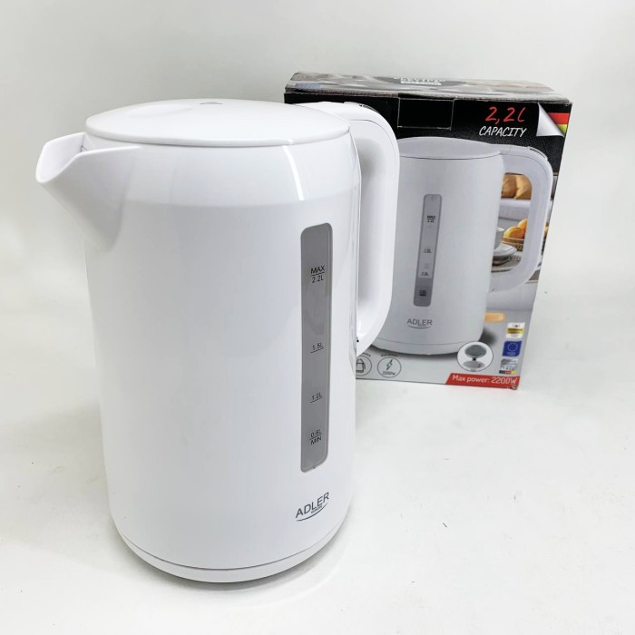 Електричні чайники якісні Adler, Електронний чайник для дому, Найкращий чайник, Гарний електрочайник QO-64