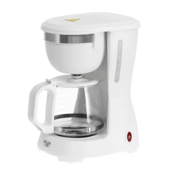 Кавоварка крапельна Adler AD 4381 біла 600 Вт 0,6 л