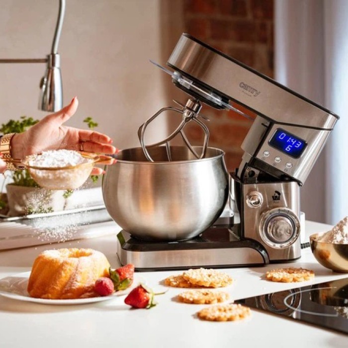 Планетарні міксери для дому, Тісто для ліплення вдома, Міксер стаціонарний з чашею з нержавіючої сталі KC-40