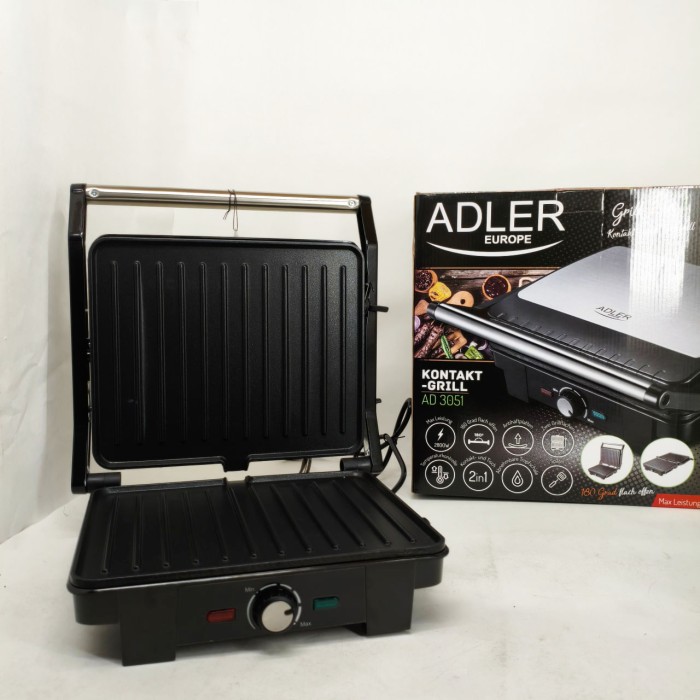 Електричний гриль Adler AD 3051 XL контактний 2800Вт