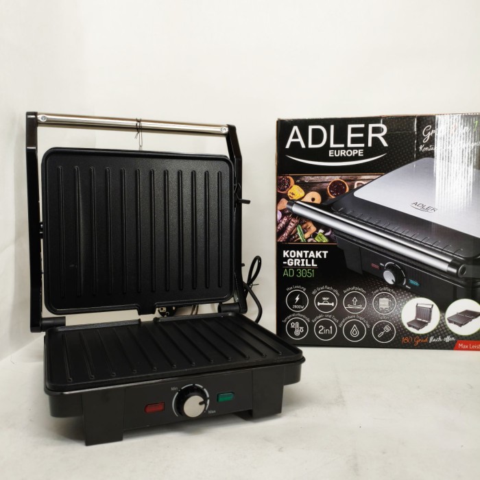 Електричний гриль Adler AD 3051 XL контактний 2800Вт