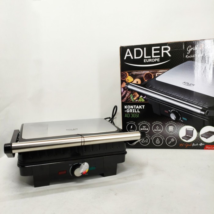 Електричний гриль Adler AD 3051 XL контактний 2800Вт