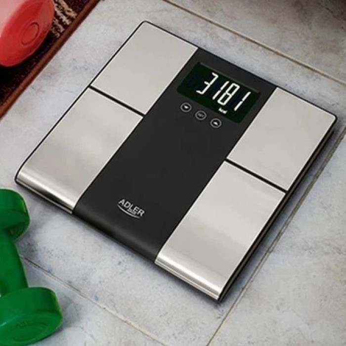 Ваги підлогові для людини Adler AD 8165 225кг, Точні ваги для тіла Ваги визначення OC-70