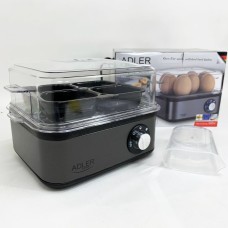 Яйцеварка на 8 яєць 800 Вт Adler AD 4486 Gun Metal SV-23
