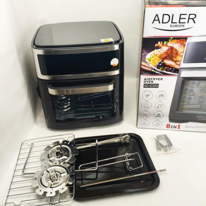 Електричний аерогриль для кухні Adler, Аерофритюрниця для приготування картоплі фрі без олії VL-56
