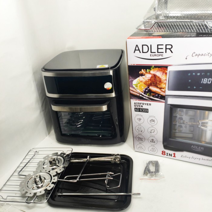 Електричний аерогриль для кухні Adler, Аерофритюрниця для приготування картоплі фрі без олії VL-56
