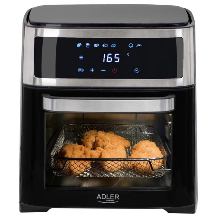 Піч без олії електрична Adler, Електрична фритюрниця зі знімною чашею, Аерогриль піч фритюрниця WE-86