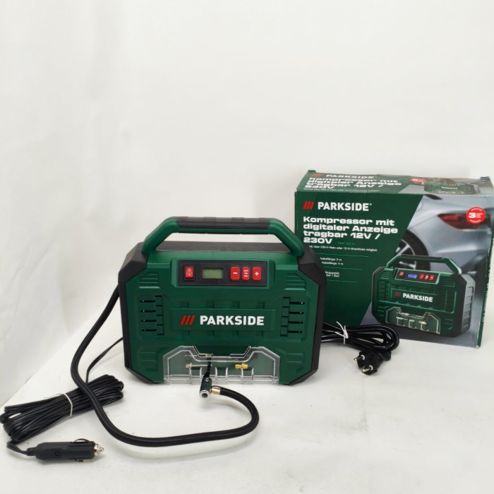 Автомобільний компресор 12/220в Parkside PMK 150 A1 компресор для підкачування коліс SB-79