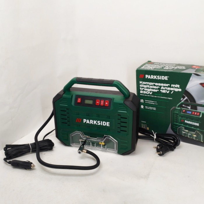 Автомобільний компресор 12/220в Parkside PMK 150 A1 компресор для підкачування коліс SB-79