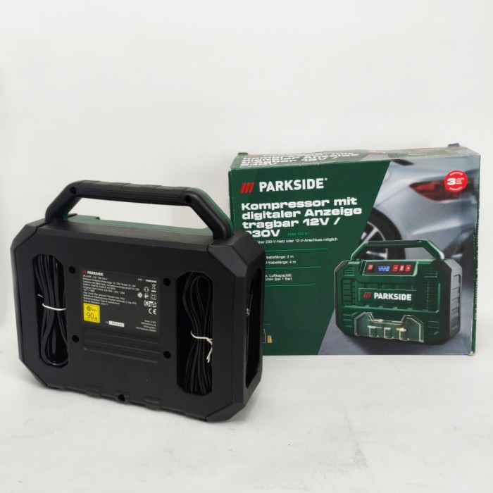 Автомобільний компресор 12/220в Parkside PMK 150 A1 компресор для підкачування коліс