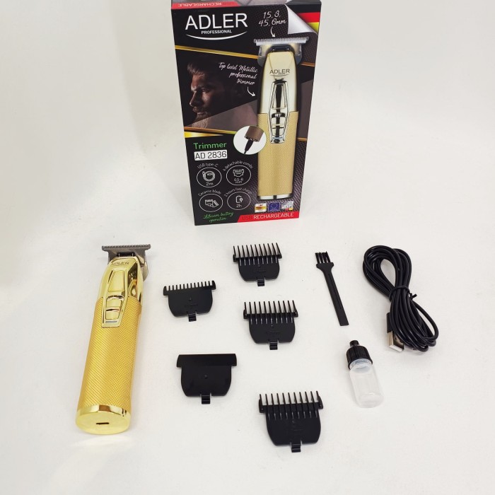 Машинка для стрижки волосся з регульованою насадкою Adler AD-2836G, Машинка для стрижки на акумуляторі CK-77