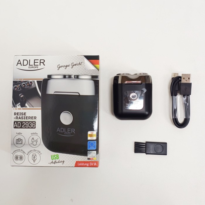 Компактна електробритва чоловіча Adler AD 2936, Універсальна акумуляторна електробритва VW-67