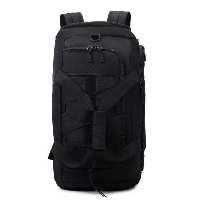 Тактична дорожня сумка-рюкзак 2 в 1 — зміцнена, універсальна чорна XS-51