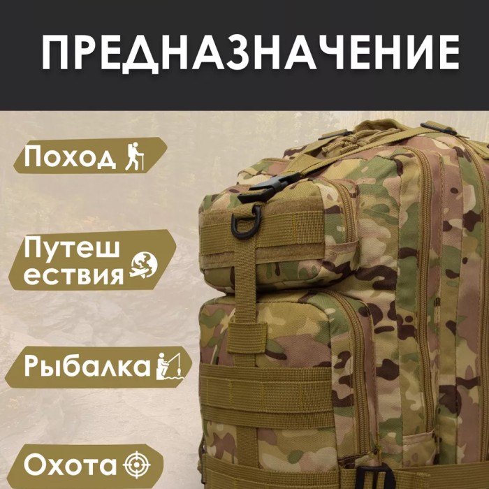 Військовий тактичний практичний солдатський рюкзак, Якісний тактичний рюкзак поясний RC-80