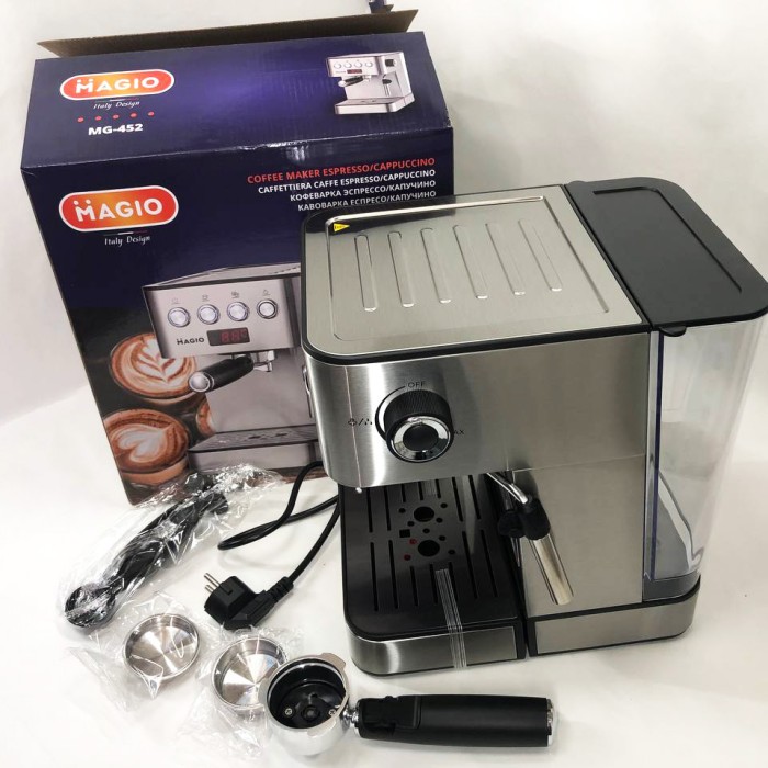 Кавоварка для справжньої кави еспресо, Кофемашина домашняя, Кавоварка еспресо для будинку на дві чаші TF-40