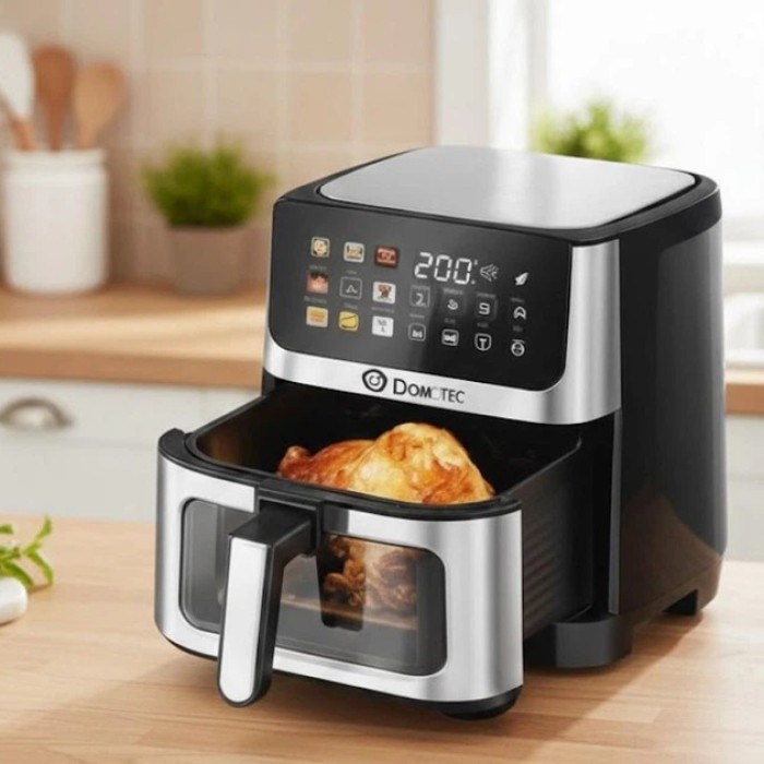 Аерофритюрка Domotec Air Fryer MS-3224 сенсорне управління 12л 4500Вт CJ-66
