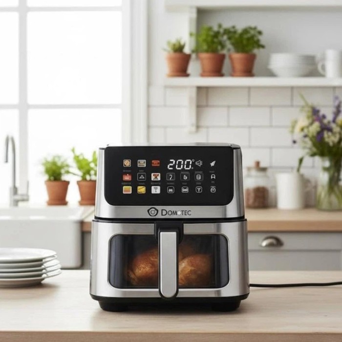 Аерофритюрка Domotec Air Fryer MS-3224 сенсорне управління 12л 4500Вт