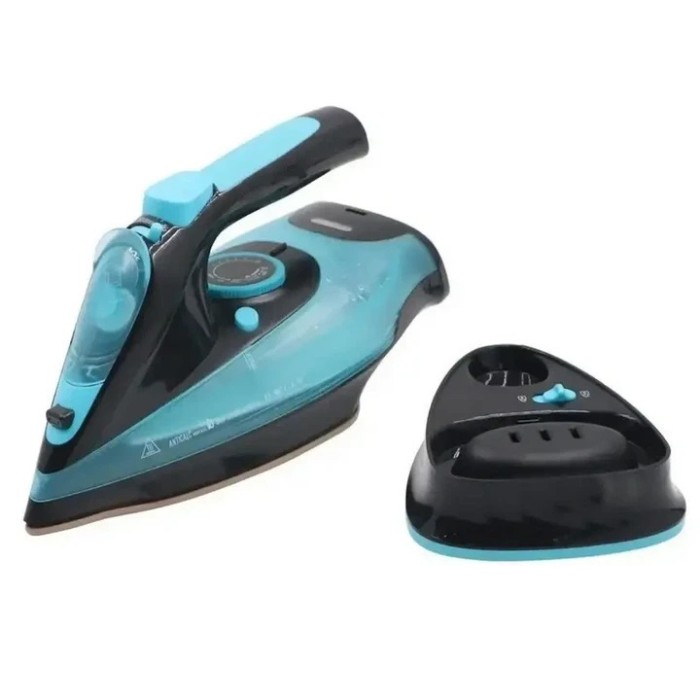 Праска бездротова із зарядною базою та вертикальним відпарюванням Domotec MS-1210В 2400W IT-85