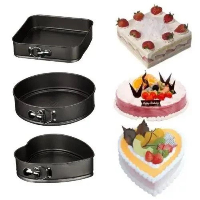 Круглі форми для випічки в духовці, Набір кулінарних кілець, Набір для випічки з нержавіючої сталі ZQ-43