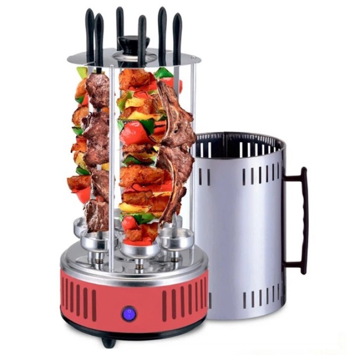 Електрошашличниця вертикальна Domotec MS-7783 нержавіюча сталь GA-68