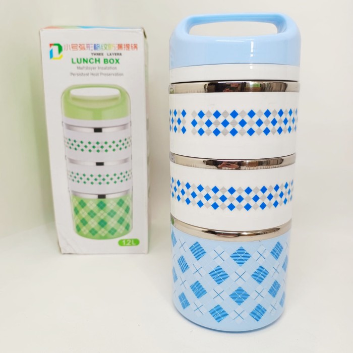 Термосумка бокс для продуктів UNIQUE UN-1522 2л, Контейнер lunch box Термос для їжі відпочинку DA-84