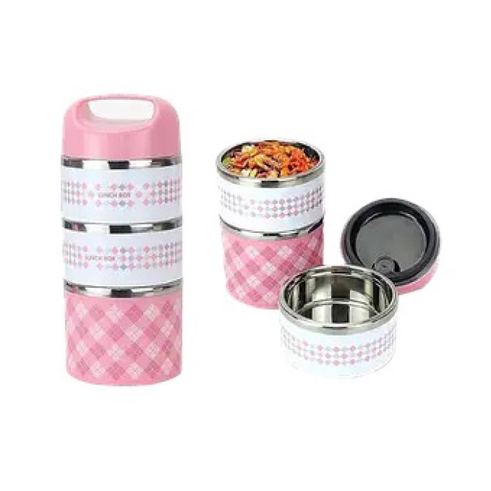 Ланч бокс UNIQUE UN-1522 2л Pink SC-28