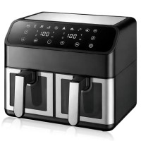 Аерогриль з подвійним кошиком Domotec MS-3226 4800 Вт 13л з регулюванням температури