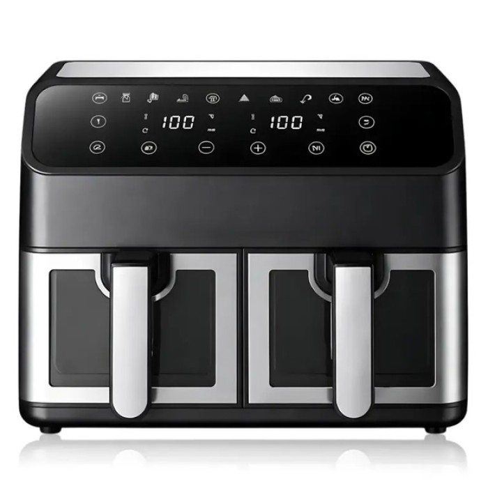 Аерогриль з подвійним кошиком Domotec MS-3226 4800 Вт 13л з регулюванням температури KA-35