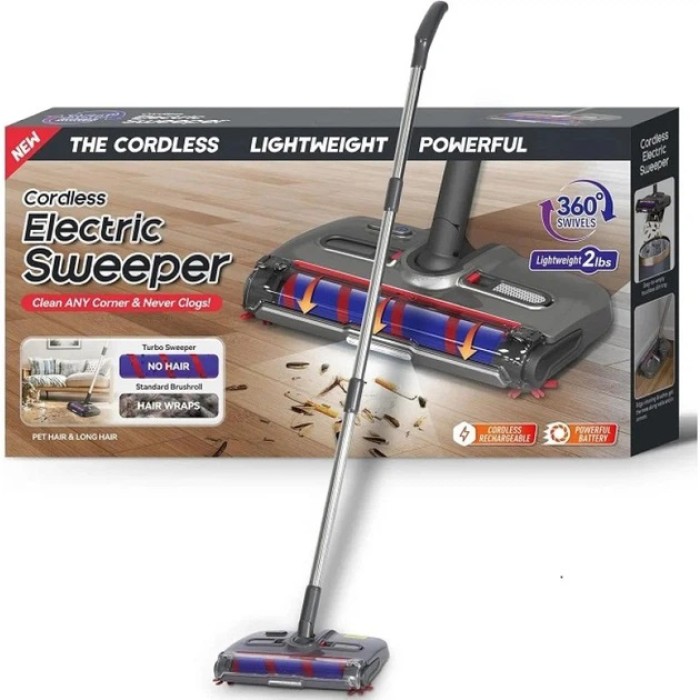 Бездротовий електровіник Cordless Hand Sweeper 360 з led-підсвічуванням акумулятор 2500 mAh