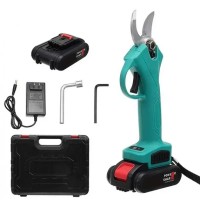 Секатор ручний акумуляторний садовий 2,5 на 2 АКБ 68v в кейсі Domotec FA-54