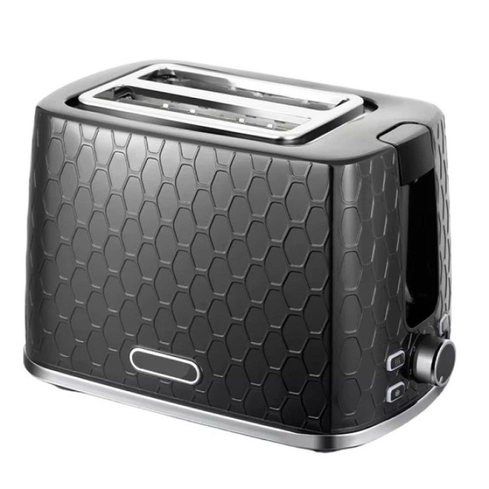 Тостер на 2 скибочки з регулюванням температури, Тостер з регулятором зі стійкими ніжками TI-12
