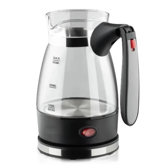 Кавоварка електрична турка 0,5л 600Вт нержавіюча сталь Domotec R-128 RS-27