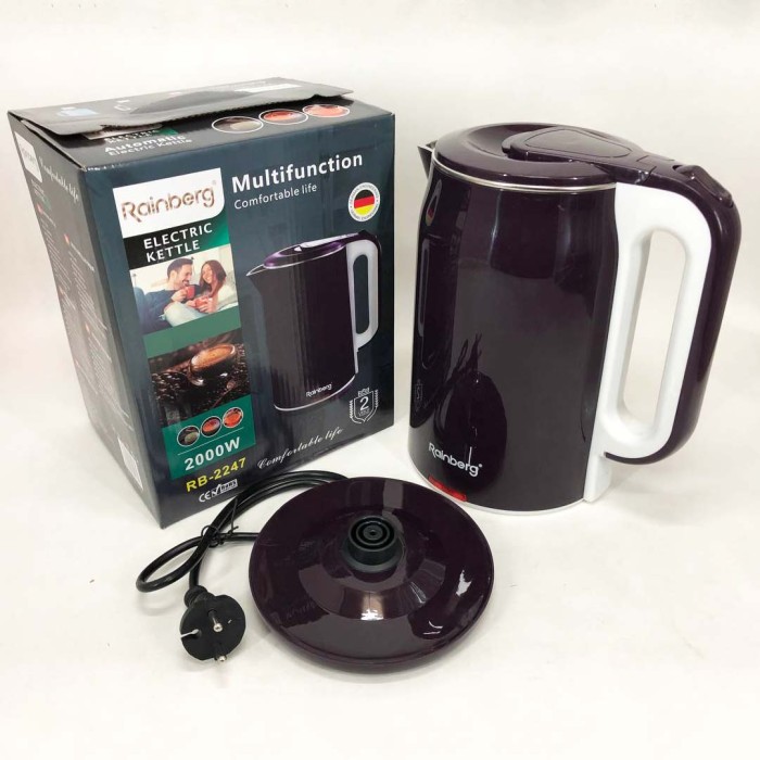 Чайник електричний Rainberg RB-2247 2000Вт 2л Purple