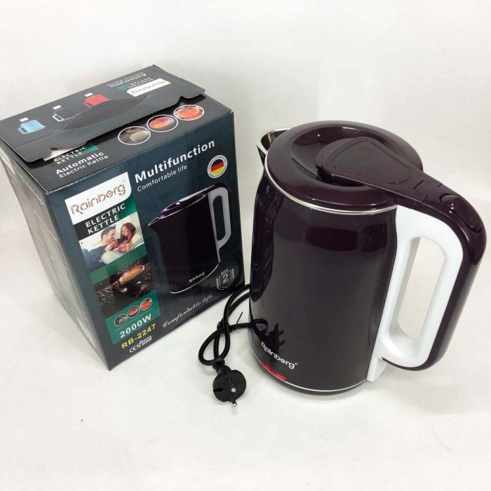 Сучасний електрочайник для дому, Електричні чайники якісні, Тихий побутовий чайник RH-84