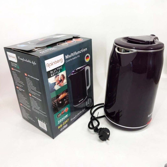 Сучасний електрочайник для дому, Електричні чайники якісні, Тихий побутовий чайник RH-84