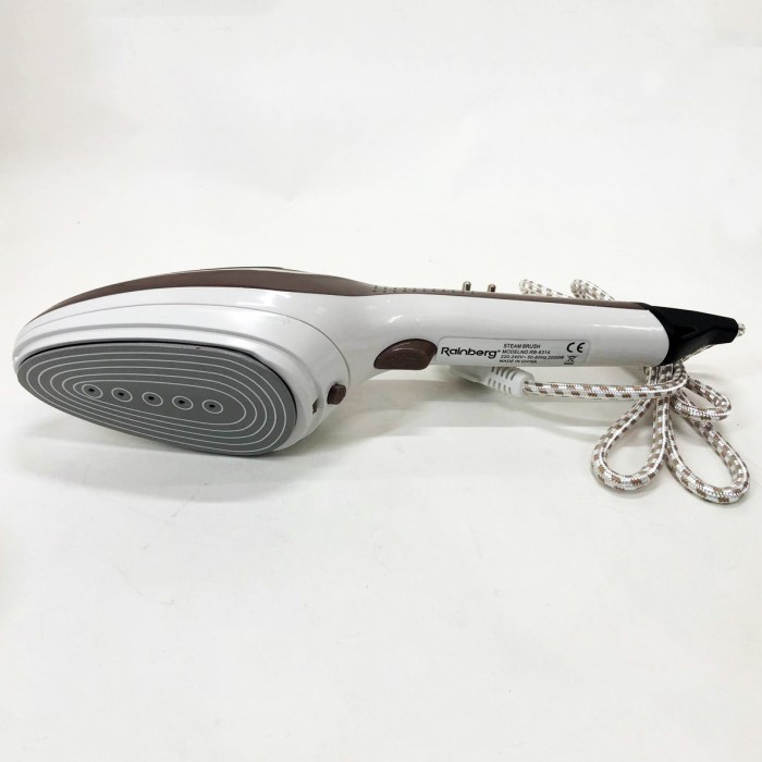 Ручний відпарювач для одягу Rainberg RB-6314 2000 Вт із двома змінними насадками, парова щітка KD-67