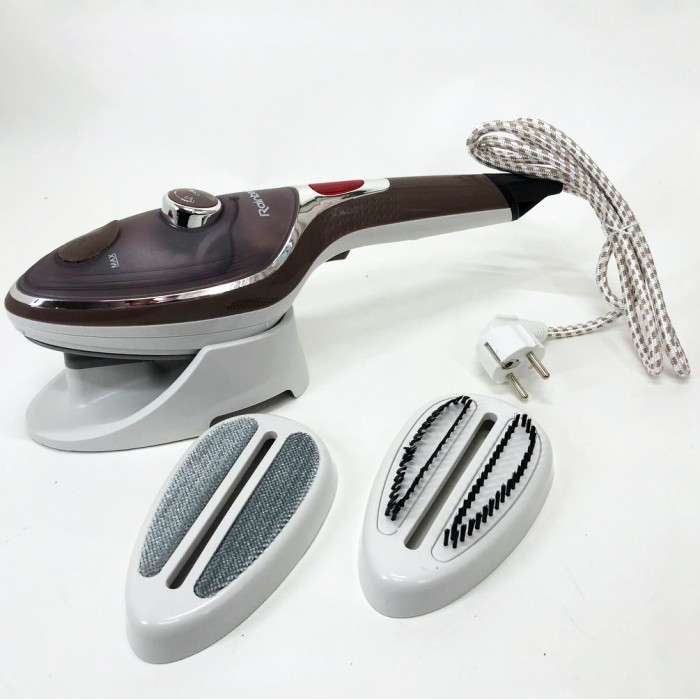 Ручний відпарювач для одягу Rainberg RB-6314 2000 Вт із двома змінними насадками, парова щітка KD-67