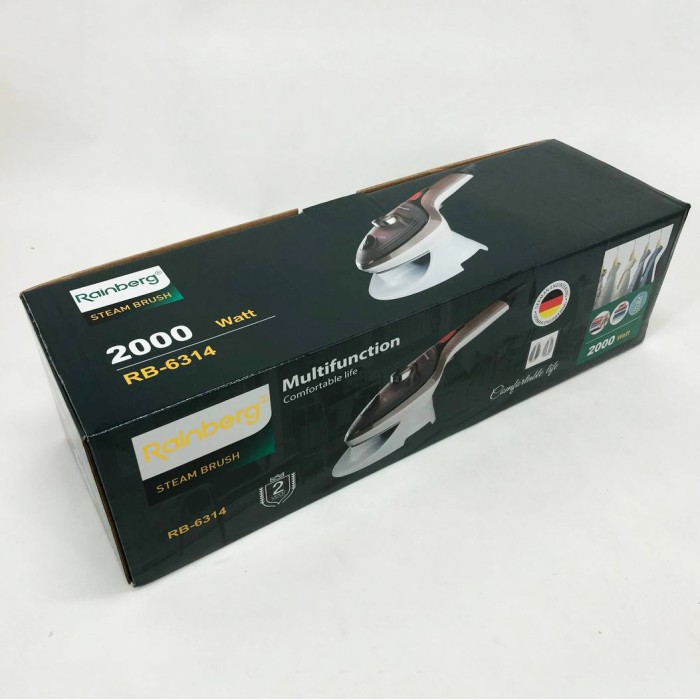 Пароочисник для речей і штор Rainberg, Ефективний відпарювач для прасування одягу QZ-82