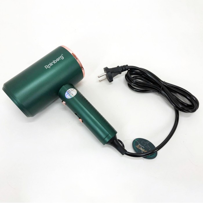 Фен Rainberg RB-2212 8800Вт з регуляцією температури та швидкості для сушіння та укладання волосся Green