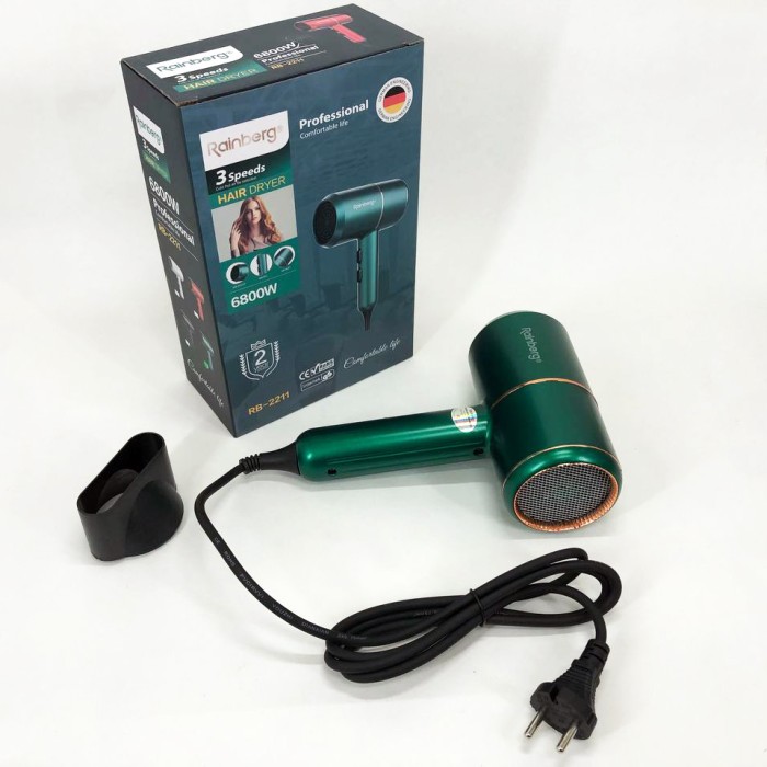 Дорожній фен для волосся, Фен для голови, Фен дорожній волосся з режимами ES-75