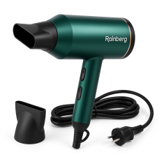 Портативний фен з насадками Rainberg, Фен з регулюванням температури для укладання OW-57