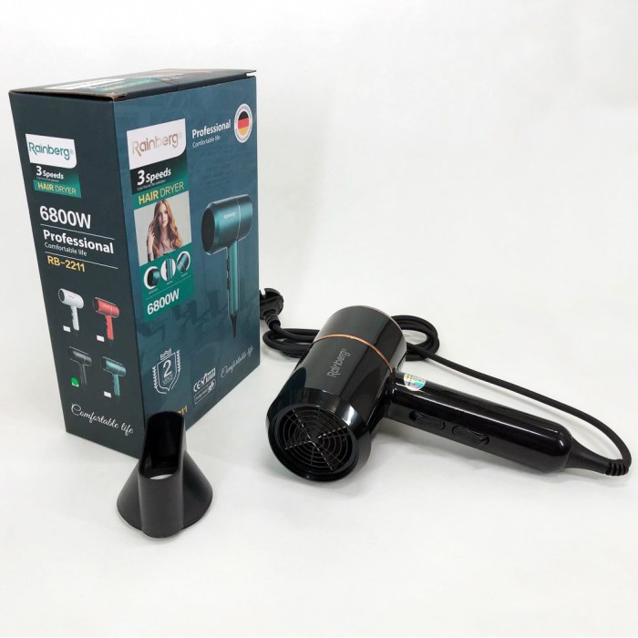 Хороший потужний фен Rainberg, Хороший фен для волосся Класичний для волосся ZL-99