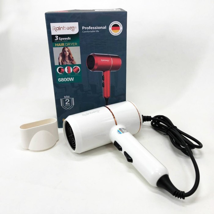 Фен для укладання будь-якого волосся Rainberg, Професійний фен з іонізацією і термозахистом RT-87