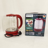 Електрочайник з вбудованим елементом нагріву Rainberg RB-2218 3200 Вт 2л, Стильний електричний чайник UN-69