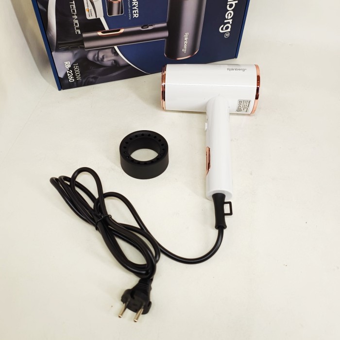 Фен-стайлер для сушіння волосся Rainberg RB-2260 1500Вт, Хороший електричний фен, Хороший потужний фен GV-88