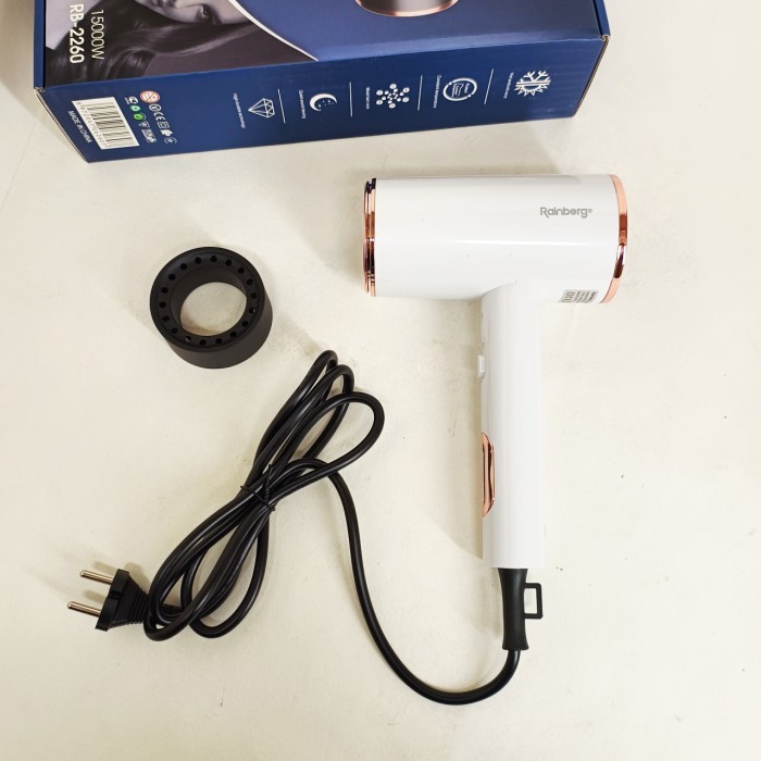 Фен-стайлер для сушіння волосся Rainberg RB-2260 1500Вт, Хороший електричний фен, Хороший потужний фен GV-88