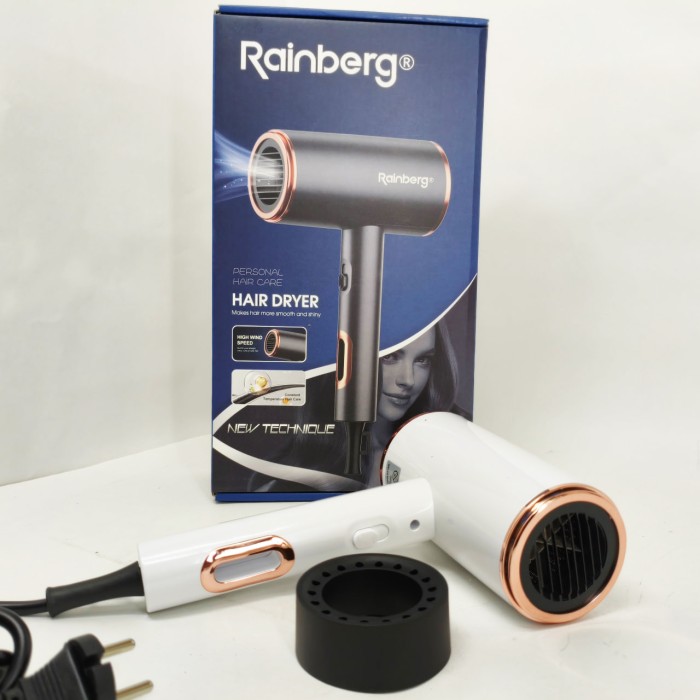 Фен-стайлер для сушіння волосся Rainberg RB-2260 1500Вт, Хороший електричний фен, Хороший потужний фен GV-88