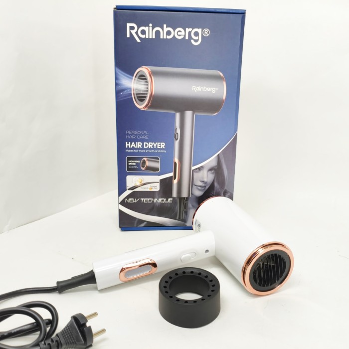 Фен-стайлер для сушіння волосся Rainberg RB-2260 1500Вт, Хороший електричний фен, Хороший потужний фен GV-88