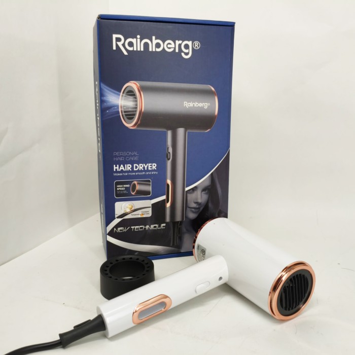 Фен-стайлер для сушіння волосся Rainberg RB-2260 1500Вт, Хороший електричний фен, Хороший потужний фен GV-88